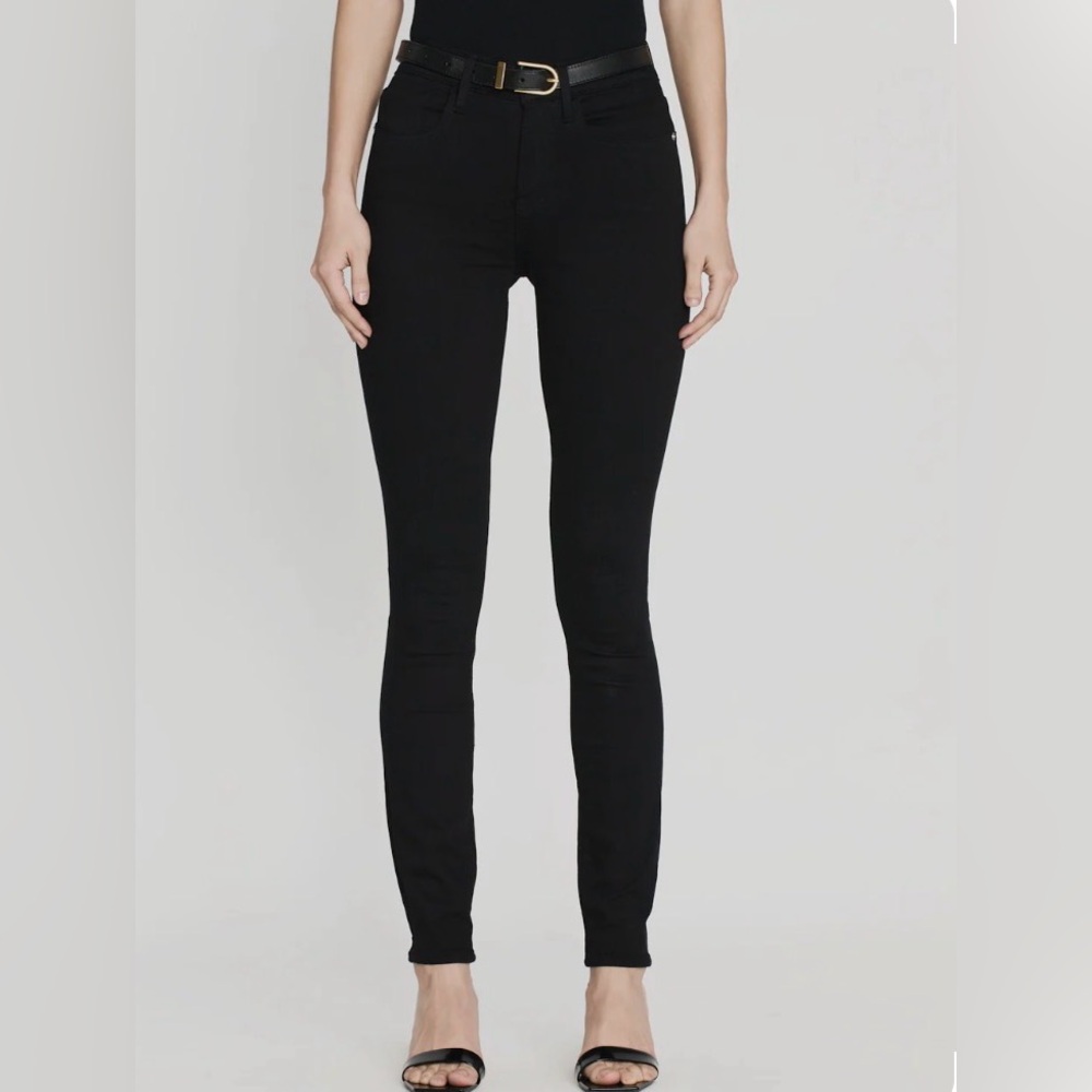Frame Denim High Rise Black Women's Jeans